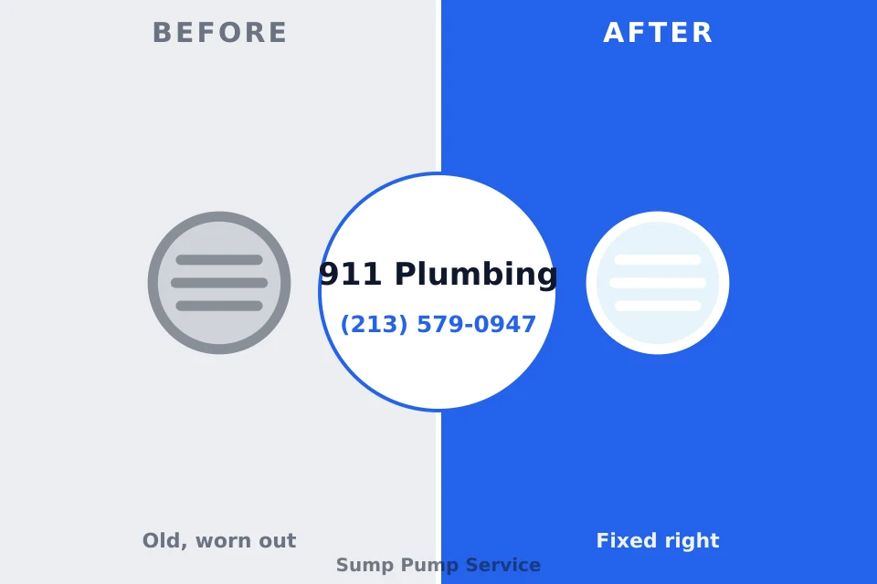 Before and after: plumbing repair Rio Vista, TX